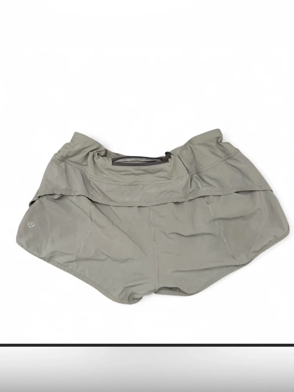 lululemon athletica Women's Athletic Shorts in Light Olive Gray